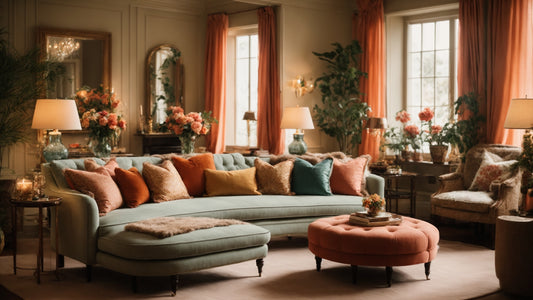 A beautifully decorated and cozy small drawing room