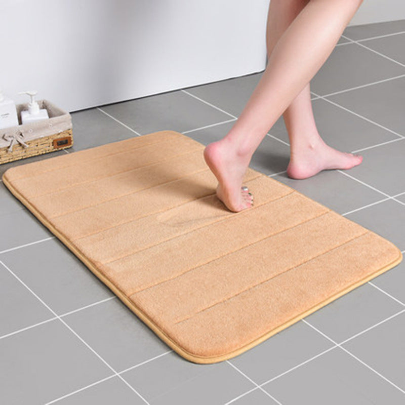 Yellow coloured entrance door mats.