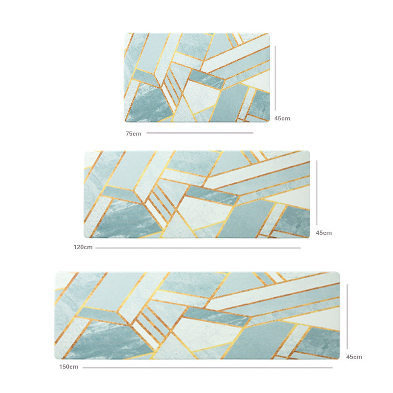 PVC Kitchen Special Floor Mats Absorb Water Oil And Non-slip
