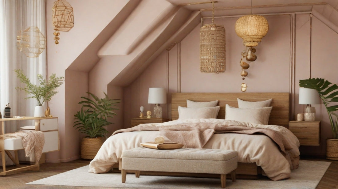 A well-decorated bedroom