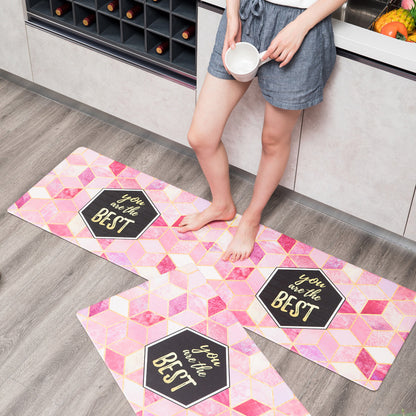 PVC Kitchen Special Floor Mats Absorb Water Oil And Non-slip